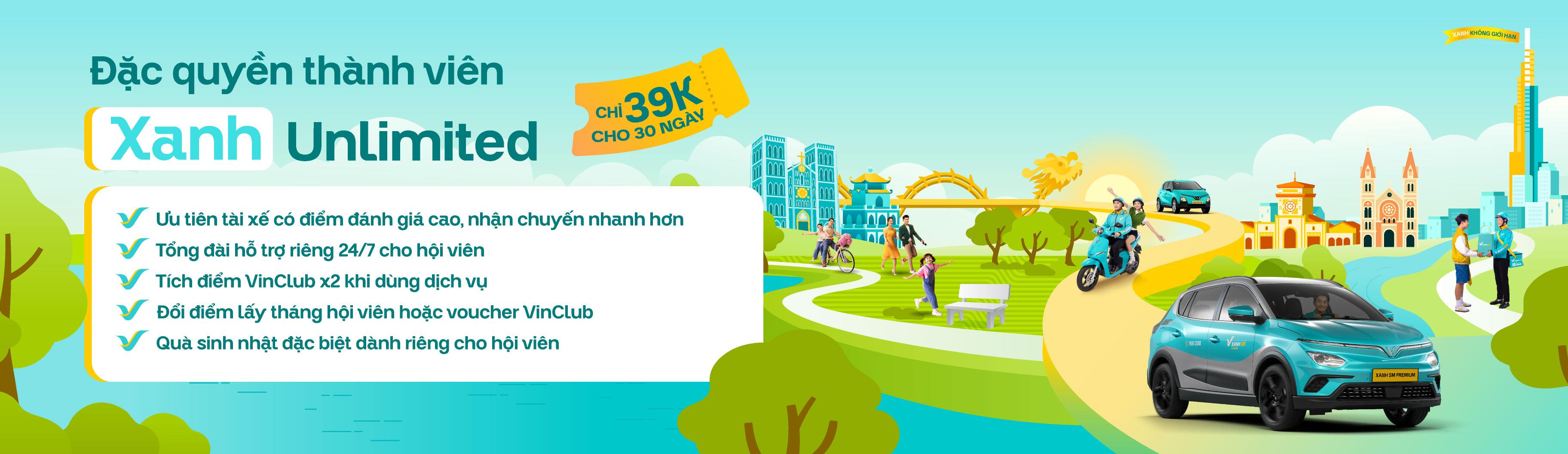banner xanh unlimited benefit