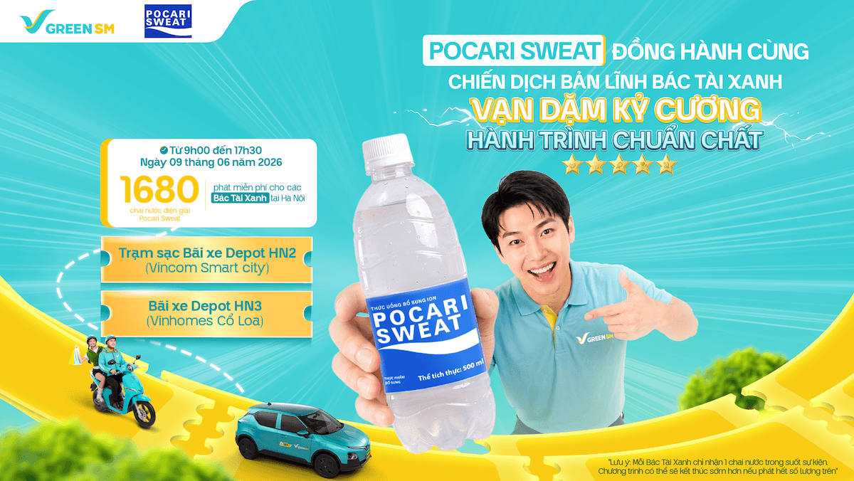 POCARI SWEAT ĐỒNG HÀNH CÙNG CHIẾN DỊCH BẢN LĨNH BÁC TÀI XANH: VẠN DẶM KỶ CƯƠNG - HÀNH TRÌNH CHUẨN CHẤT