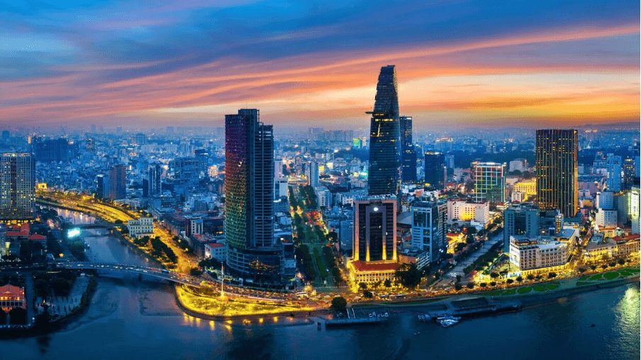 ho chi minh city in a landscape