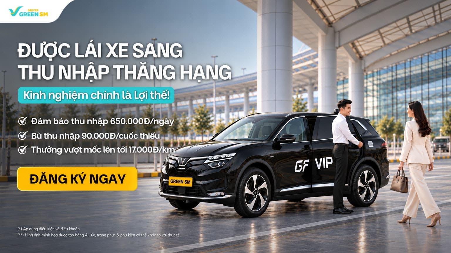 CHÍNH SÁCH TUYỂN DỤNG TÀI XẾ GF-VIP
