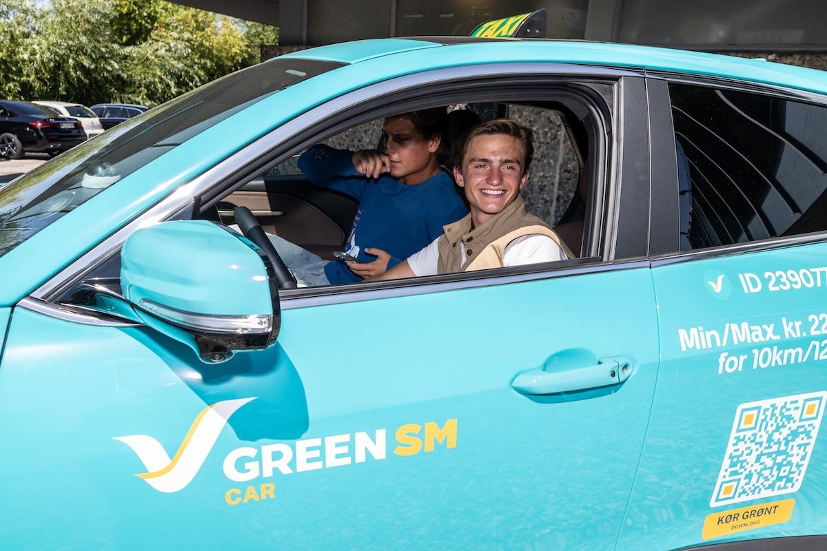 Khách hàng trải nghiệm xe của Green SM ở Đan Mạch
