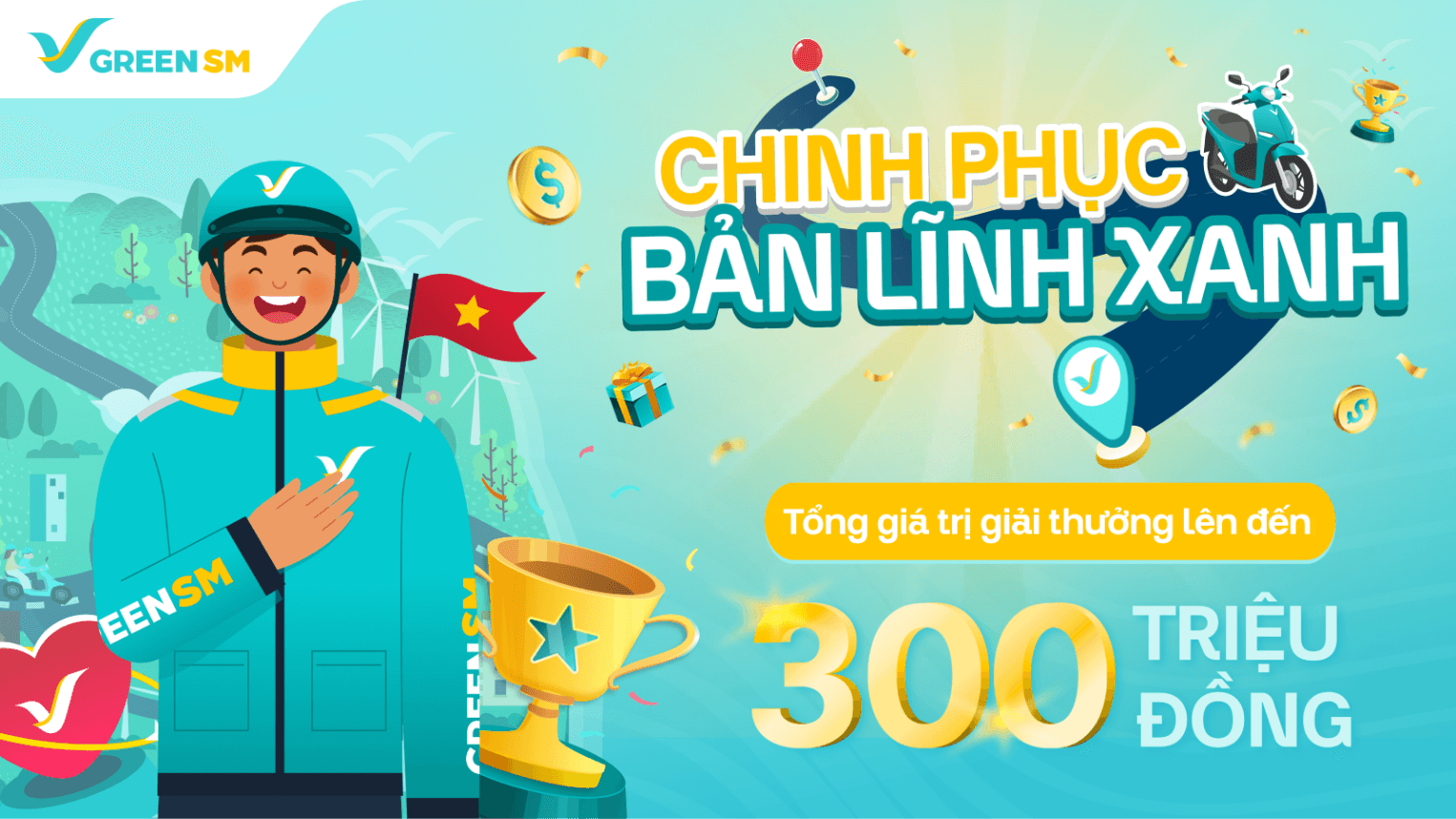 Chính thức khởi động trò chơi: “Chinh phục Bản Lĩnh Xanh” dành riêng cho Bác Tài Xanh Bike