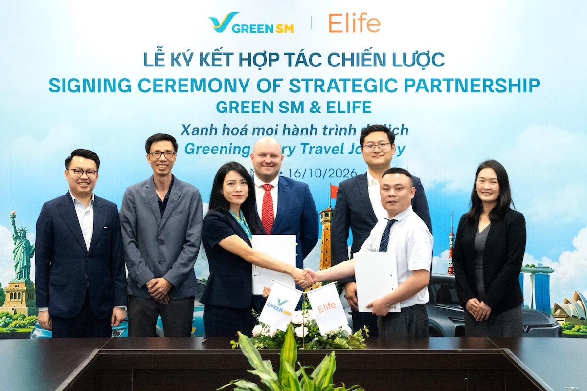 Green SM và Elife hợp tác mở rộng kết nối di chuyển xanh toàn cầu